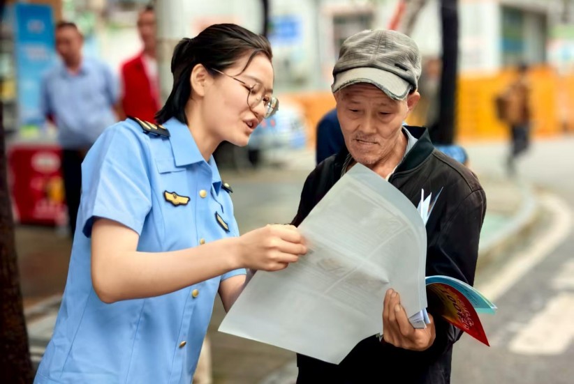威信庙沟镇开展“讲文明·树新风”主题宣传活动